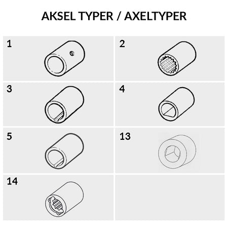 SeaTec impeller set fra siden, klar til installation på motorer.