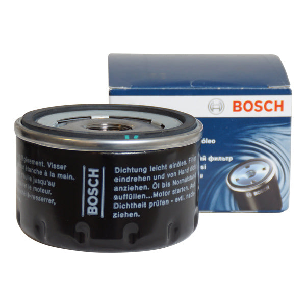 Bosch oliefilter P3336 Lombardini set fra siden med produktdetaljer
