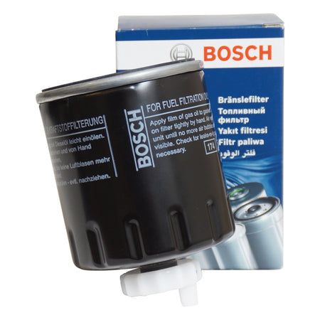 Bosch brændstoffilter N4291 til Perkins med tydeligt logo og design