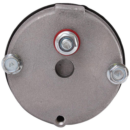 Quicksilver 12-volt starter set fra siden med elektriske tilslutninger