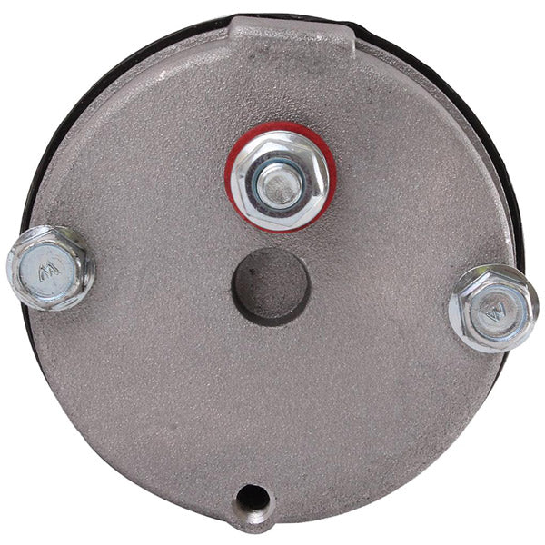 Quicksilver 12-volt starter set fra siden med elektriske tilslutninger