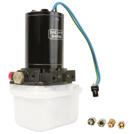 Quicksilver 12-volt trim-/tiltmotor til Volvo-Penta set forfra
