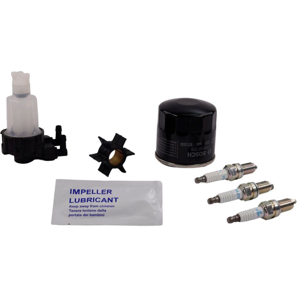 SeaTec Mercury Servicekit 4 til 25 og 30HK EFI set fra siden
