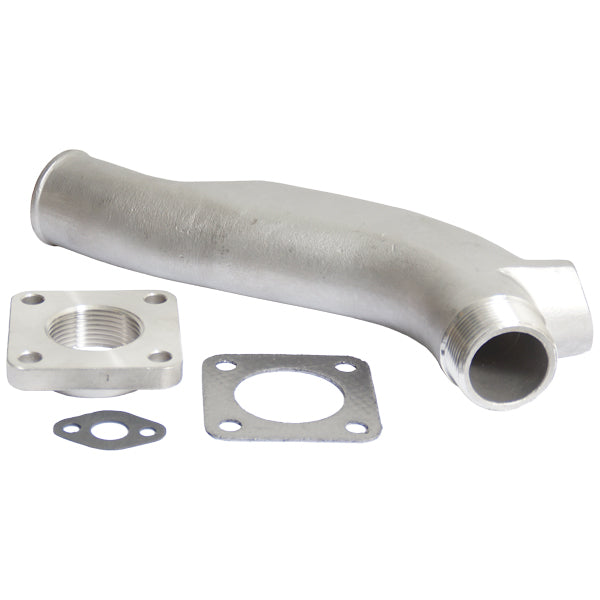 Udstødningsbøjning fra 1852 set fra siden, klar til montering.