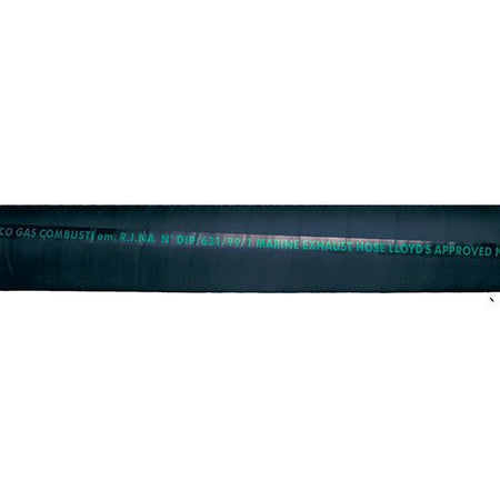 SeaTec udstødningsslange 51mm 1m, vist fra siden med detaljeret tekstur.