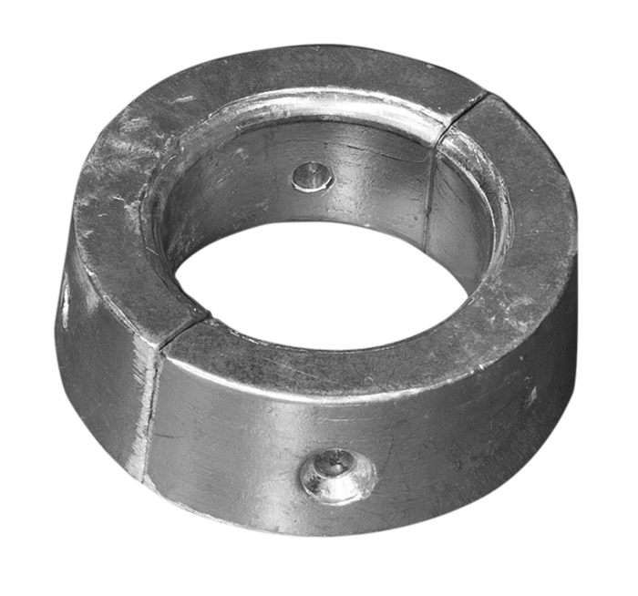 Tecnoseal zink gori ringanode set fra siden med detaljer