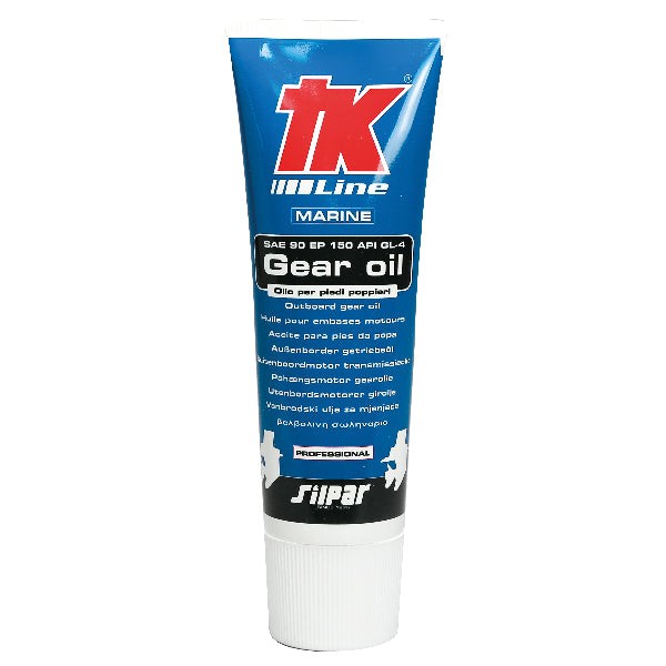 TK Line Gearoile SAE 90 i 250 ml flaske, set forfra