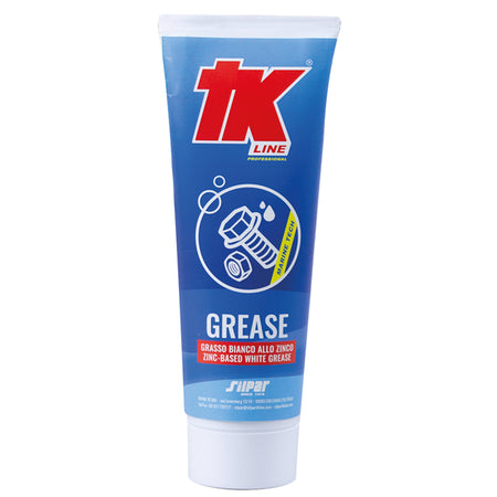 TK Line Marinegrease fedt i spand, set fra siden med label.