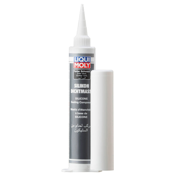 Liqui Moly flydende pakning sort i tube, praktisk til bådreparationer