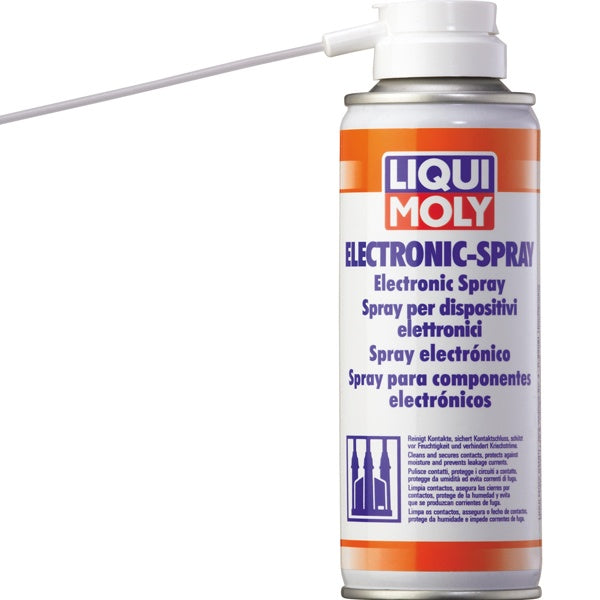 Liqui Moly elektronikspray i flasken set forfra