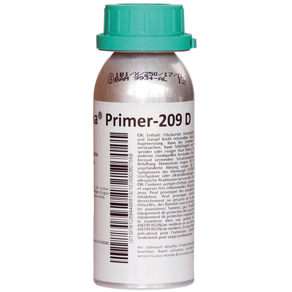 Sika, primer 209 D i sort farve, 250 ml emballage
