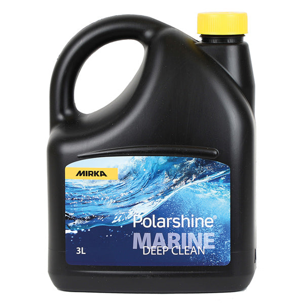 Mirka Polarshine marine deep clean i 3 liters flasken på hvid baggrund
