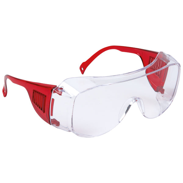SeaTec beskyttelsesbrille med sidebeskyttelse set forfra