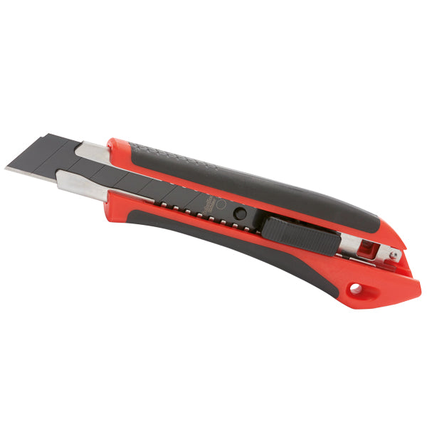 SeaTec Hobbykniv Samurai med sort blad set forfra, klar til brug.