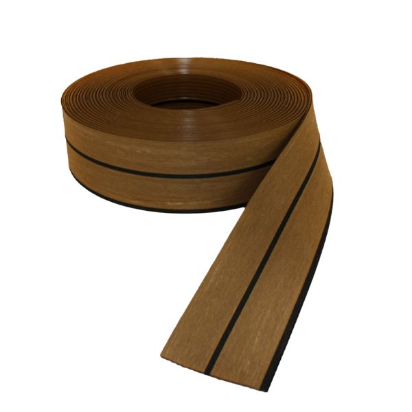 Flexiteek, Isiteek 2x45mm Plank Teak/Black 90 mm