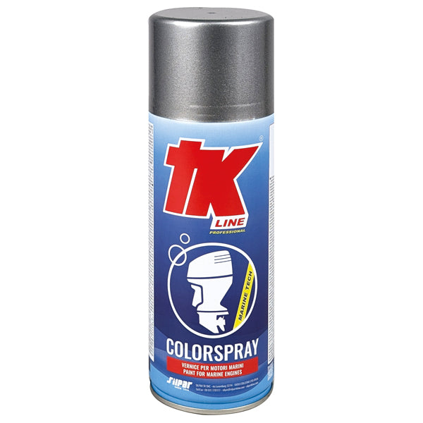 TK Line spraymaling anvendt på en maritim overflade.