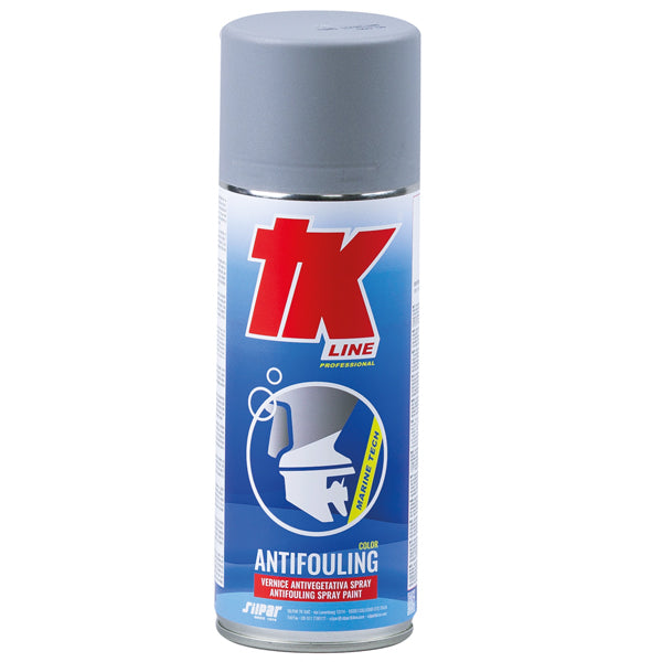TK Line drevmaling grå i sprayflaske set fra siden.