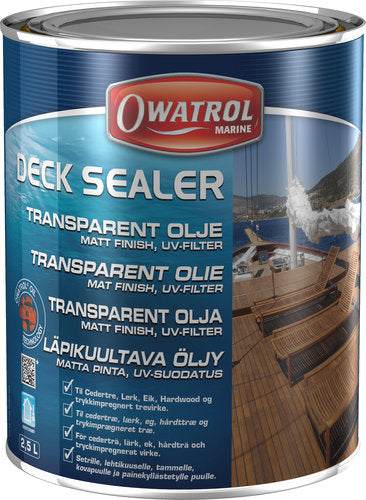 Owatrol decksealer i 2,5L container, klart produktbillede