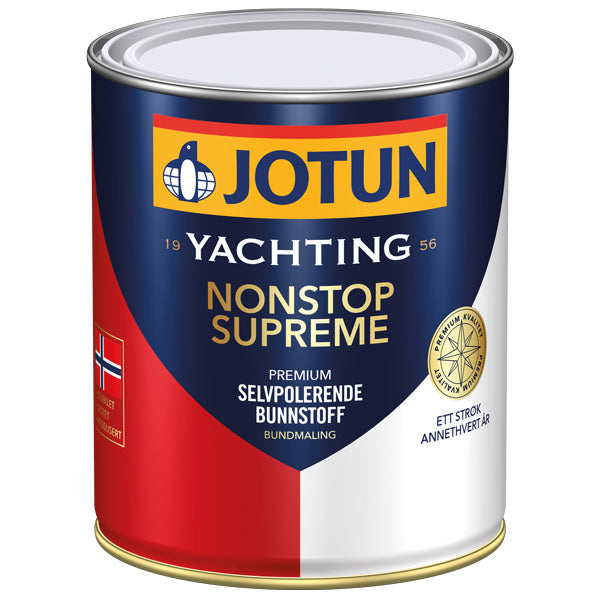 Jotun Nonstop Supreme bundmaling i grå farve i en 3/4 liter dåse