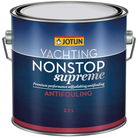 Jotun Nonstop Supreme Rød bundmaling klar til anvendelse på båd