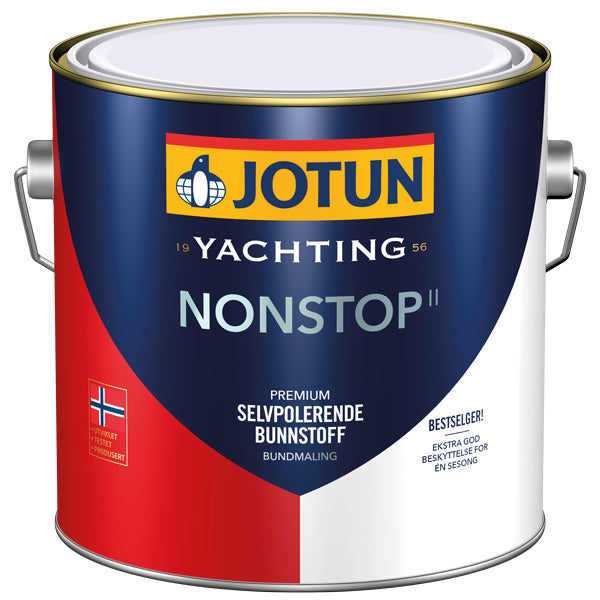 Jotun Non-stop II bundmaling i rød farve, 2.5 ltr dåse