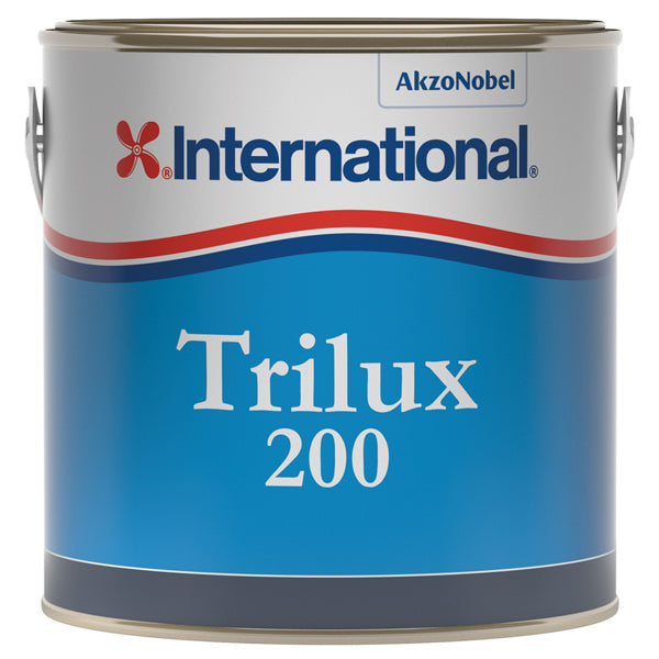 International Trilux 200 bundmaling i hvid, vist i 2,5L dåse.