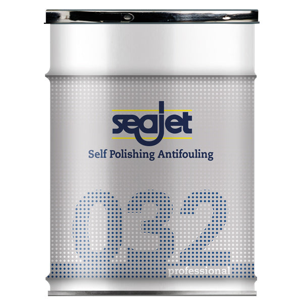 SeaJet 032 Professional bundmaling i blå 5L dunk set fra siden