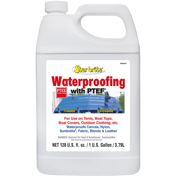 Star Brite Waterproofing imprægnering i 3800 ml beholdere, klar til brug.