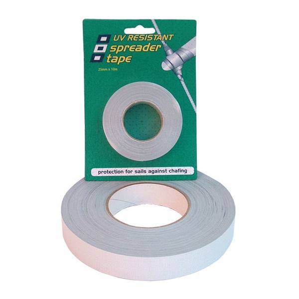 PSP, spreader tape i hvid farve, rullet op på en rulle.