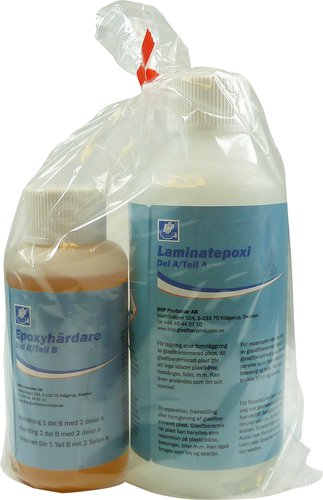 BHP laminerngsepoxy i 1,5 kg pakke, velegnet til bådprojekter