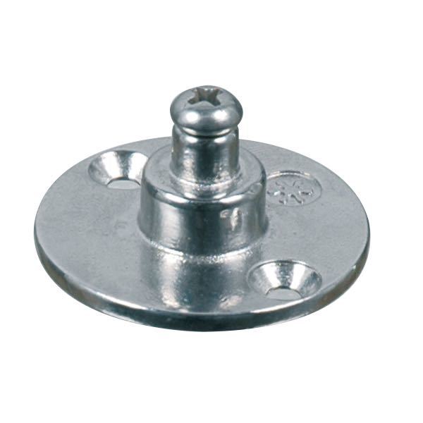 SeaTec monteringsbeslag med 6mm gevind i AISI 316, set forfra
