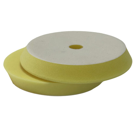 Gul 1852 rondel Ø180mm monteret på slibemaskine