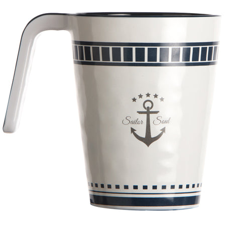Marine Business Sailor Soul krus set forfra med maritimt design