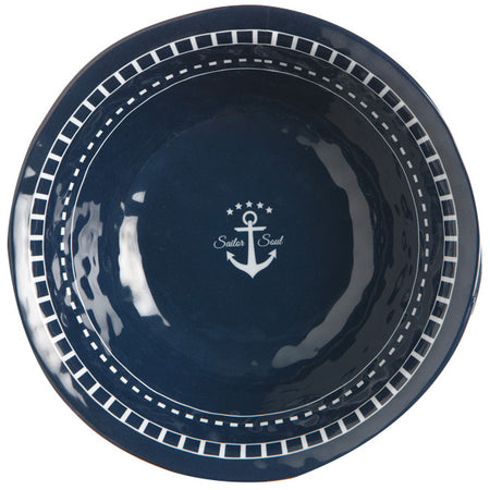Marine Business Sailor Soul skål Ø15cm set forfra på en bådtabel.