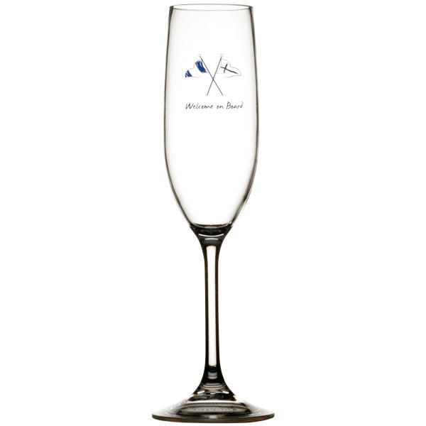 Marine Business champagneglas i glas med elegant design, set forfra
