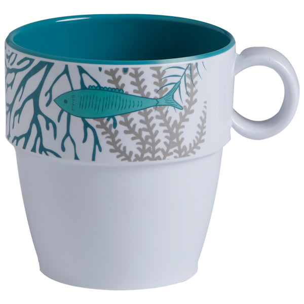 Marine Business Coastal krus 320ml set lige fra siden, elegant design til bådbrug.
