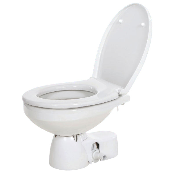 Bagfra billede af Jabsco Quiet Flush E2 installation