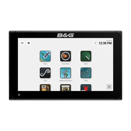 B&G Zeus S 12" navigation set bagfra med tilslutninger og kabler