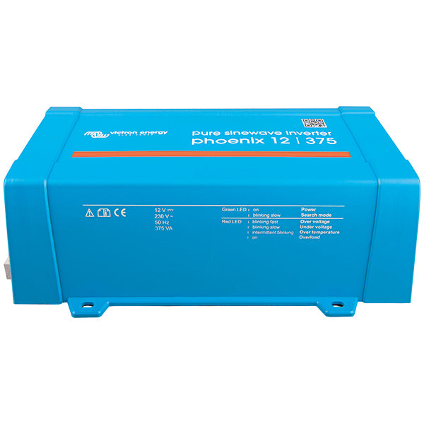 Victron Phoenix inverter set forfra med mål angivet