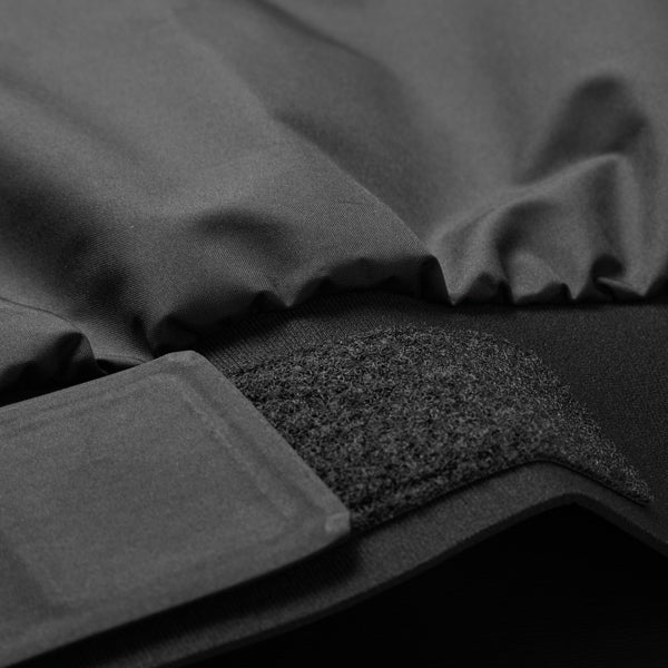 Gill V102S Verso Lite smock liggende fladt med lynlås og manchetter synlige