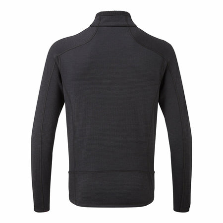Gill fleece med halslynlås præsenteret fra siden.