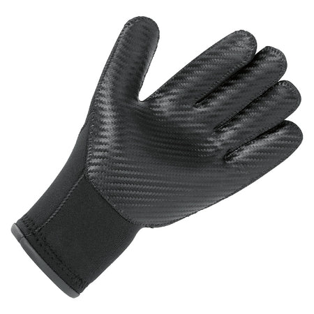 Gill 7673 neoprene vinterhandske sort, præsenteret fra siden med tydelig branding
