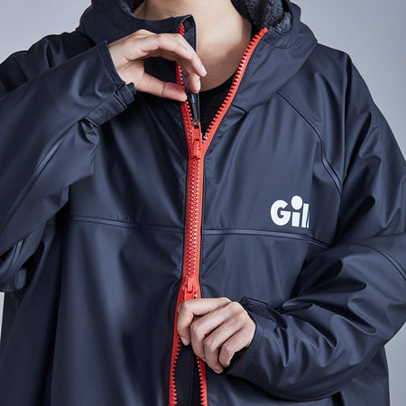 Grå Aqua Parka fra Gill med refleksdetaljer