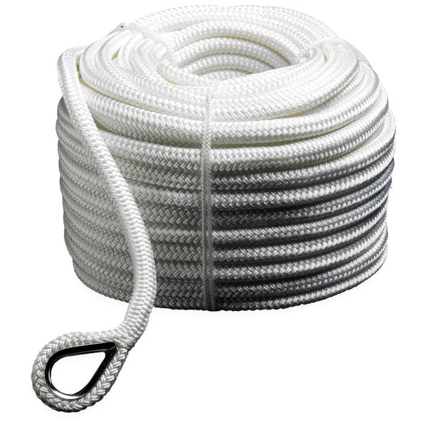 Robline ankerline 10mm, rullet op og klar til brug på båd