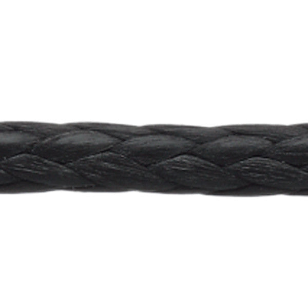 Robline Ocean 3000 Dyneema fald 4mm i sort, vist i tæt opstilling