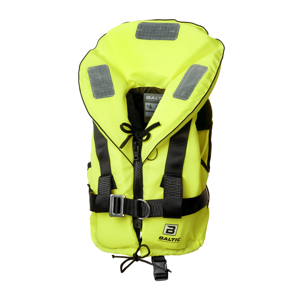 BALTIC, Ocean dziecięca kamizelka ratunkowa UV_Gul 1299 Rozm. 3-15 kg, D-ring na plecach